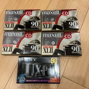 Maxell and Sony Audio Cassettes